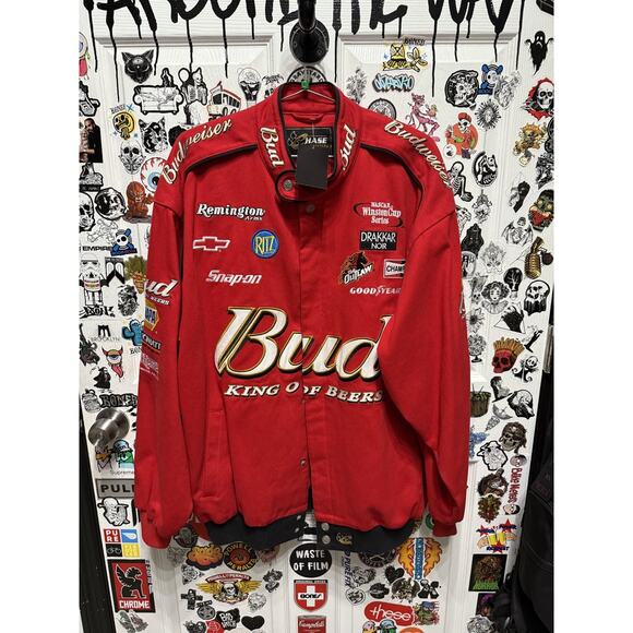 Chase Authentics Other - Dale Earnhardt Jr. Nascar Chase Twill Budweiser Men's Jacket Size XL